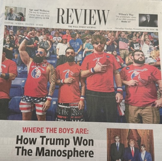 Wall Street Journal feature picturing the MAGA Boyz