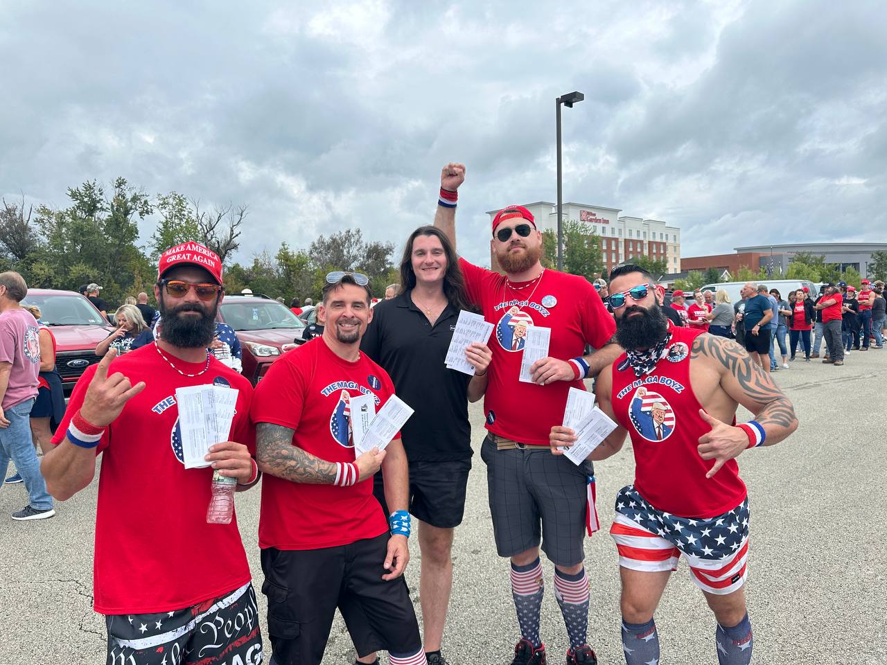The MAGA Boyz registering voters with Scott Pressler and Turning Point