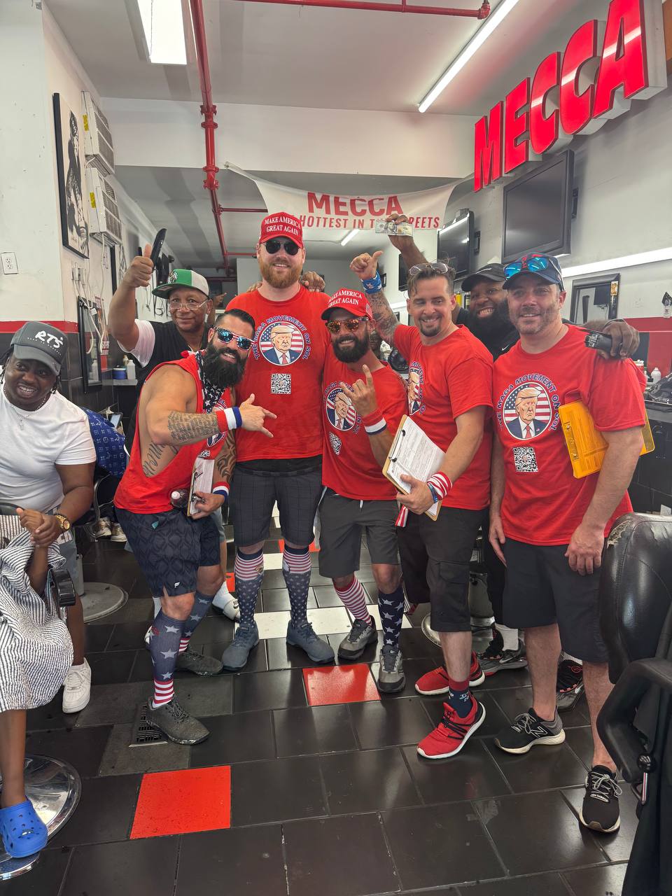 The MAGA Boyz out in the community