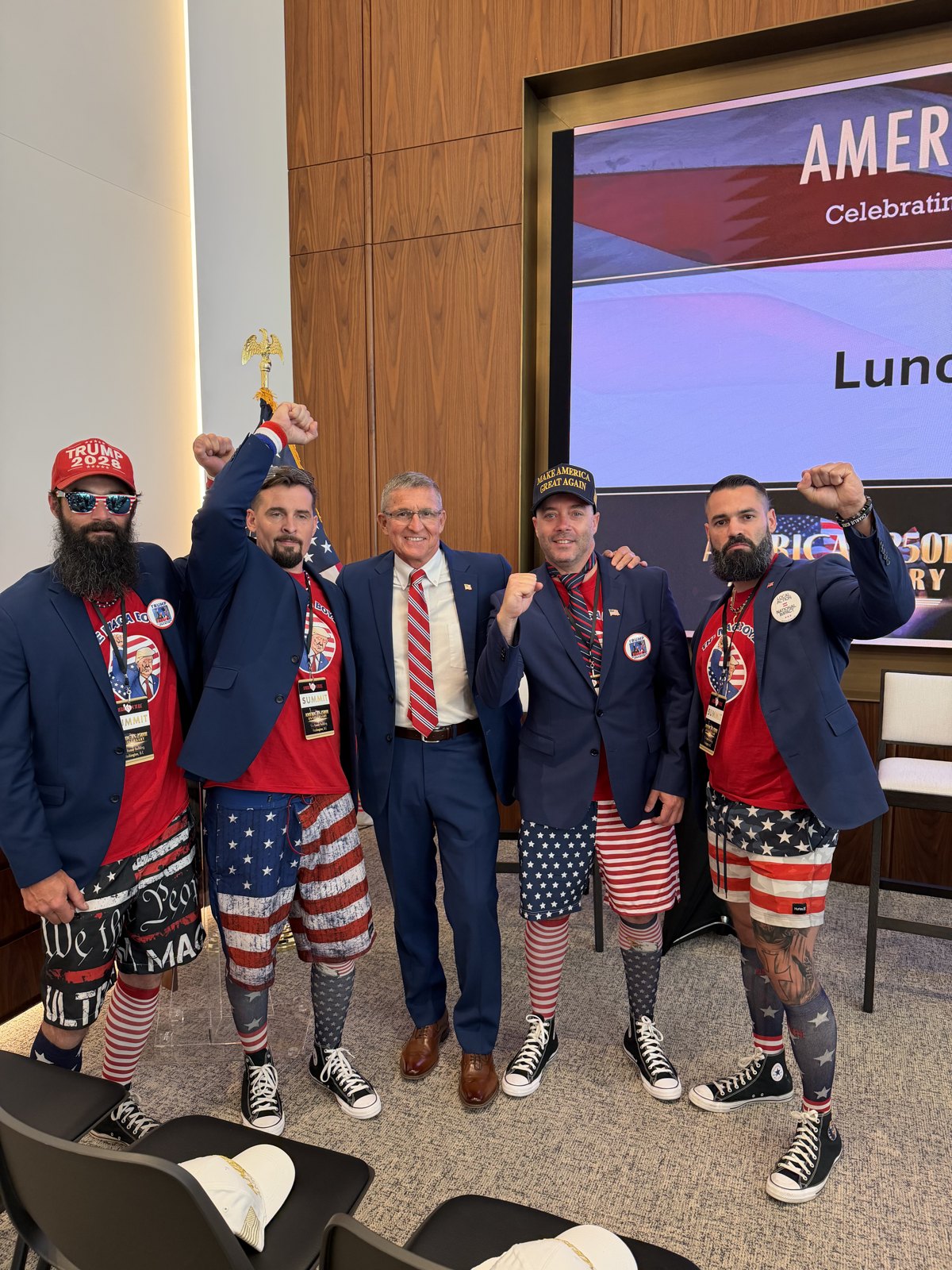 The MAGA Boyz at the America's 250th Anniversary Summit