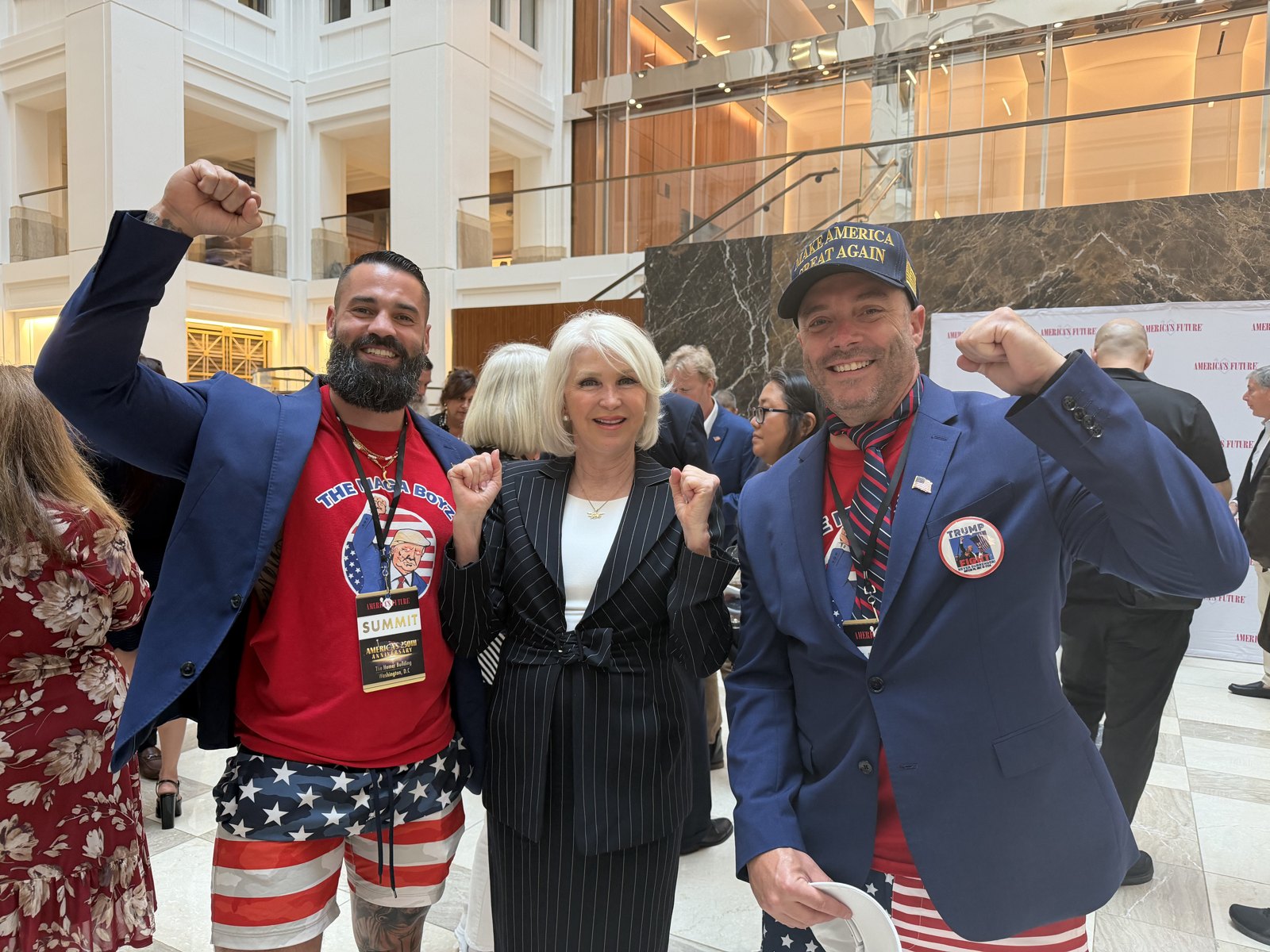 The MAGA Boyz at the America's Future Summit in Washington, D.C.